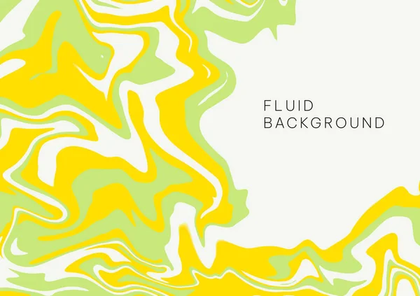 Fluid Green Yellow Background Abstract Background — Stock Photo, Image