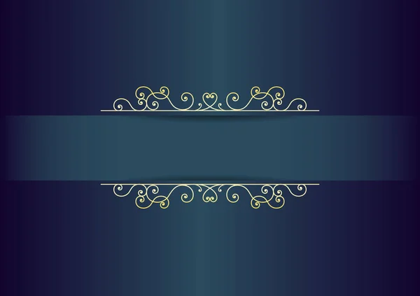 Golden Curve Line Background Luxury Style Vector Illustration — ストックベクタ