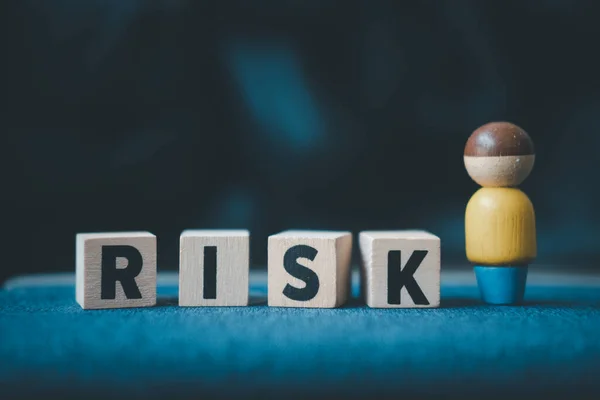 Risk Assessment Decision Accept Business Result Uncertainty Unpredictable Situation Concept — Fotografia de Stock