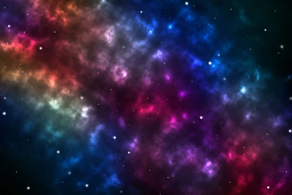 Universo Fondo Abstracto Hermoso Espacio Con Estrellas Galaxias — Foto de Stock