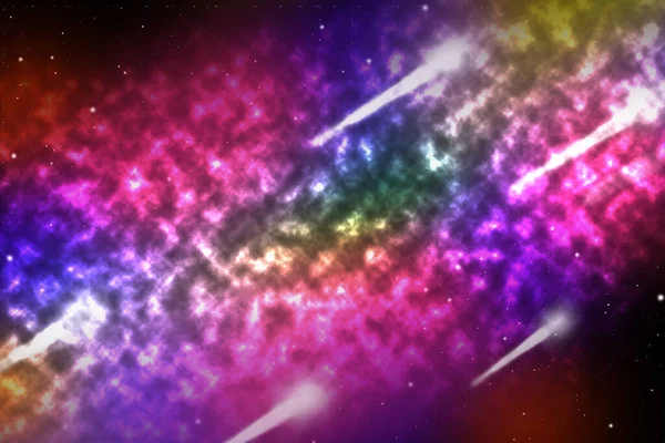 Universo Fondo Abstracto Hermoso Espacio Con Estrellas Galaxias — Foto de Stock