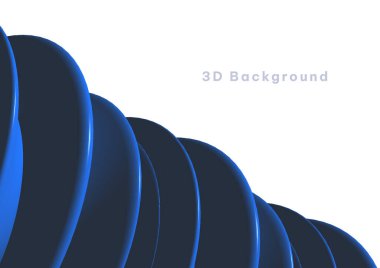 Mavi 3d spiral arka plan