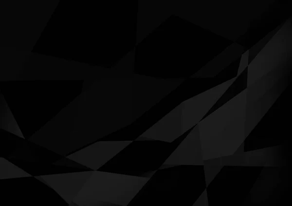 Abstract Black Background Polygons Futuristic Technology Style Elegant Background Business — Fotografia de Stock