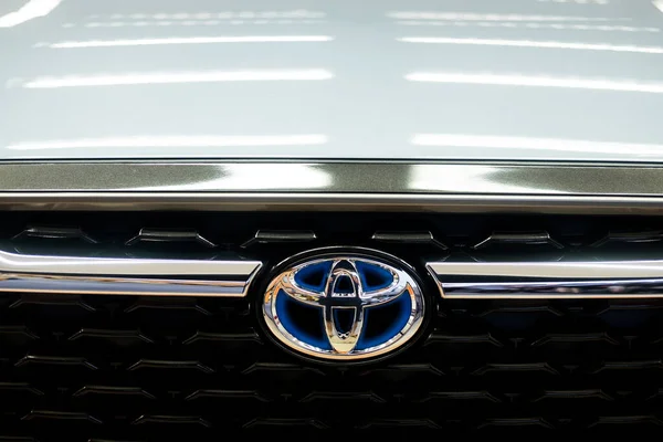 Samut Prakan Thailand August 2022 Close Toyota Logo Brand Toyota — 图库照片