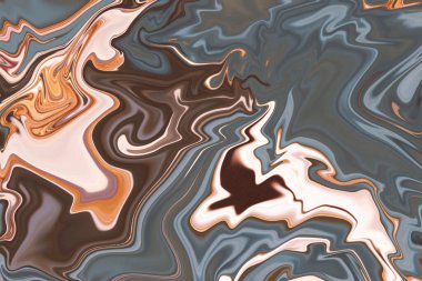 Soyut dalgalarla, sıvı sanat tarzıyla mermer dokular yaratıcı arkaplan