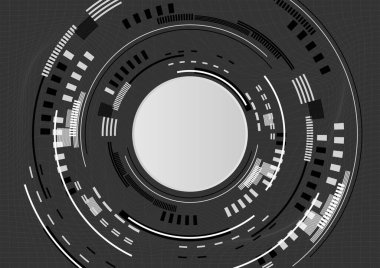 Soyut teknoloji kavramı arka plan, vektör illüstrasyonu 