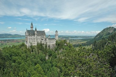 Almanya, Bavyera 'daki Neuschwanstein Şatosu
