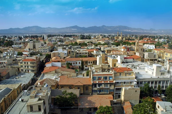 Lefkoşa havadan görünümü