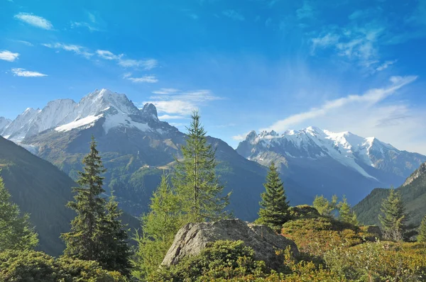 Mont Blanc in summer — Stock Photo, Image