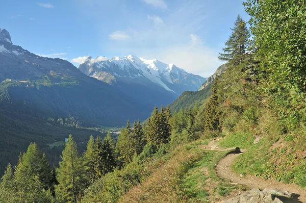 Tour de Mont Blanc path — Stock Photo, Image