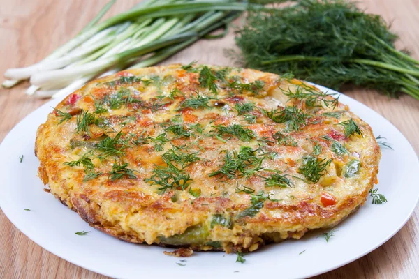 Španělský bramborový tortilla — Stock fotografie