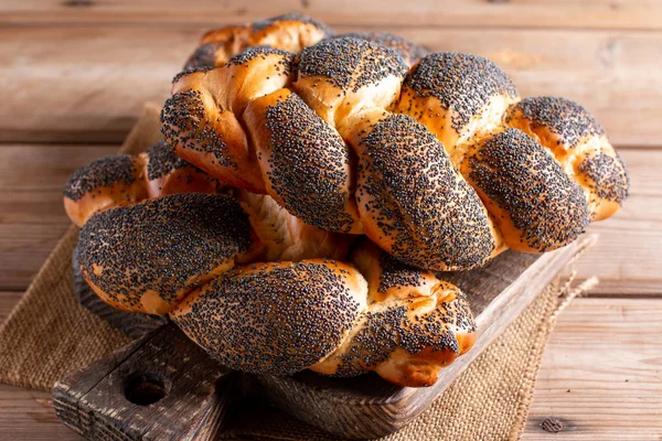 ขนมป งอร อยก บเมล อปป เบเกอร คอนเซ — ภาพถ่ายสต็อก