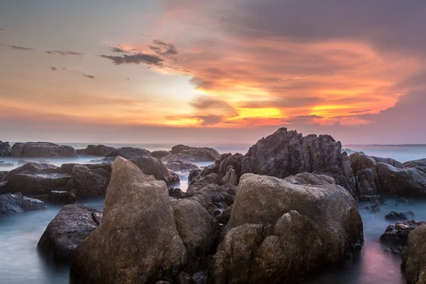 Sunset on Ancient Rocks — Stock Photo, Image