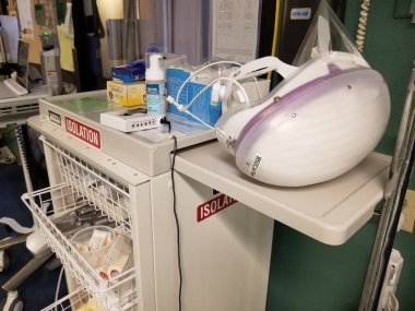 COVID-19 Yoğun Bakım Ünitesi İzolasyon Koğuşu ve PAPR başlığı