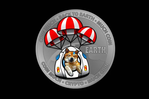 Shiba inu, shib, doge coin crypto money, back to eart bearish theme