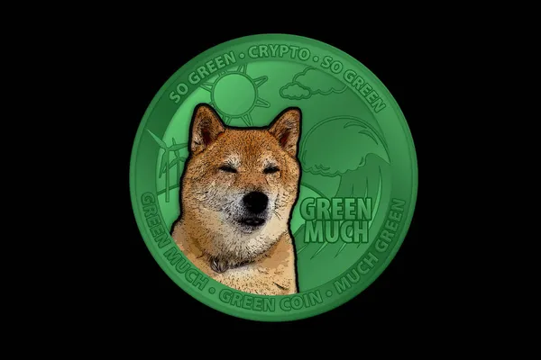 shiba inu, shib, doge coin kripto para birimi, yeşil, çevre dostu tema
