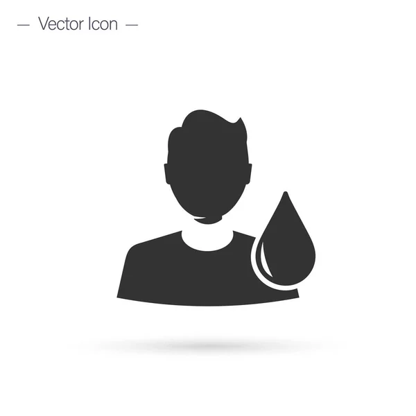 Hydrate Icon Vector Isolated White Background — Vetor de Stock
