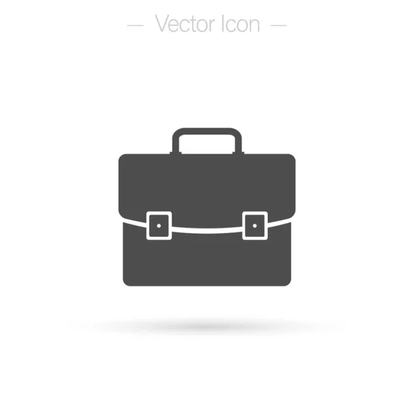 Briefcase Icon Suitcase Symbol Isolated Vector Illustration — Stock Vector