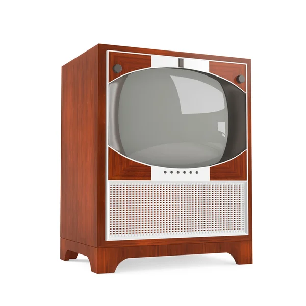 Old vintage retro tv — Stock Photo, Image