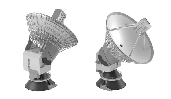 Radioteleskop. Kram antenn — Stockfoto