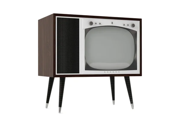 Oude vintage retro tv — Stockfoto