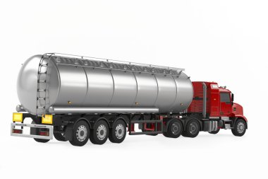 yakıt gaz kamyonun geri izole
