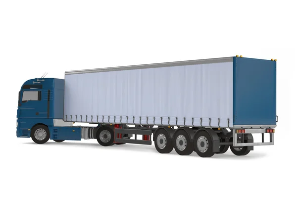 Vracht levering voertuig vrachtwagen terug — Stockfoto