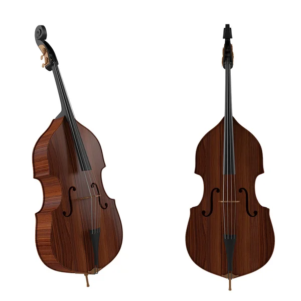 Kontrabas, dubbel bass.classical musik instrumenterar — Stockfoto