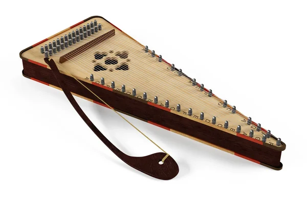 Psaltery gusli isolated — 스톡 사진