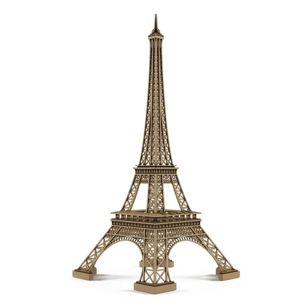 Torre Eiffel isolata — Foto Stock
