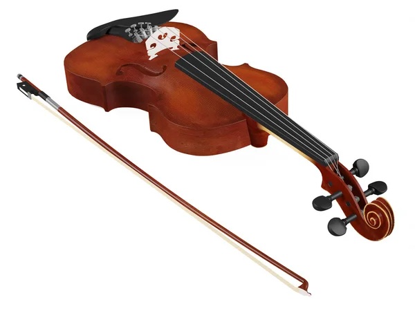 Violin isolated — Stock Photo, Image