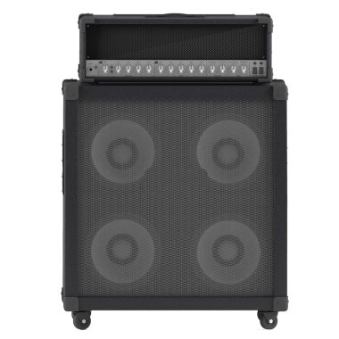 izole kontrol paneli ile bas gitar amplifikatör