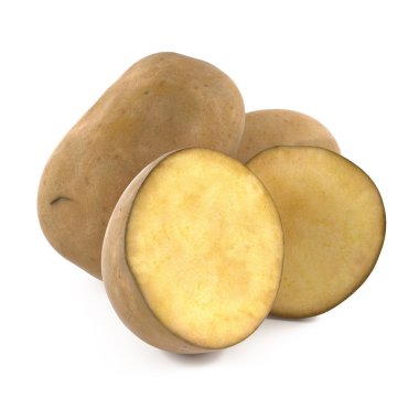 yeni patates izole