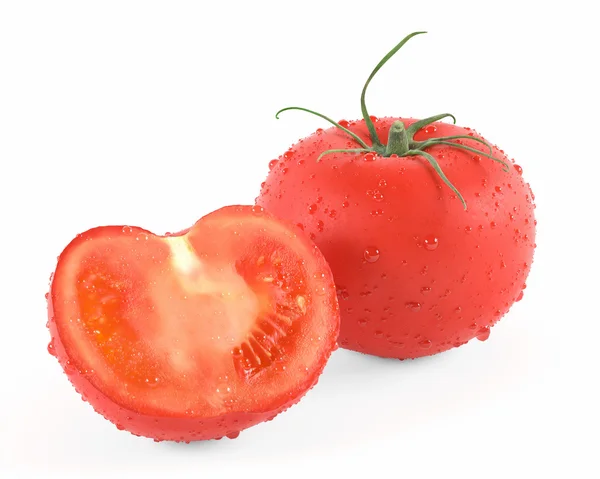 Fresh tomatoes isolated — Stock Photo, Image