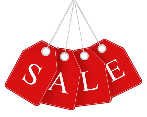 Sale tags isolated — Stock Photo, Image