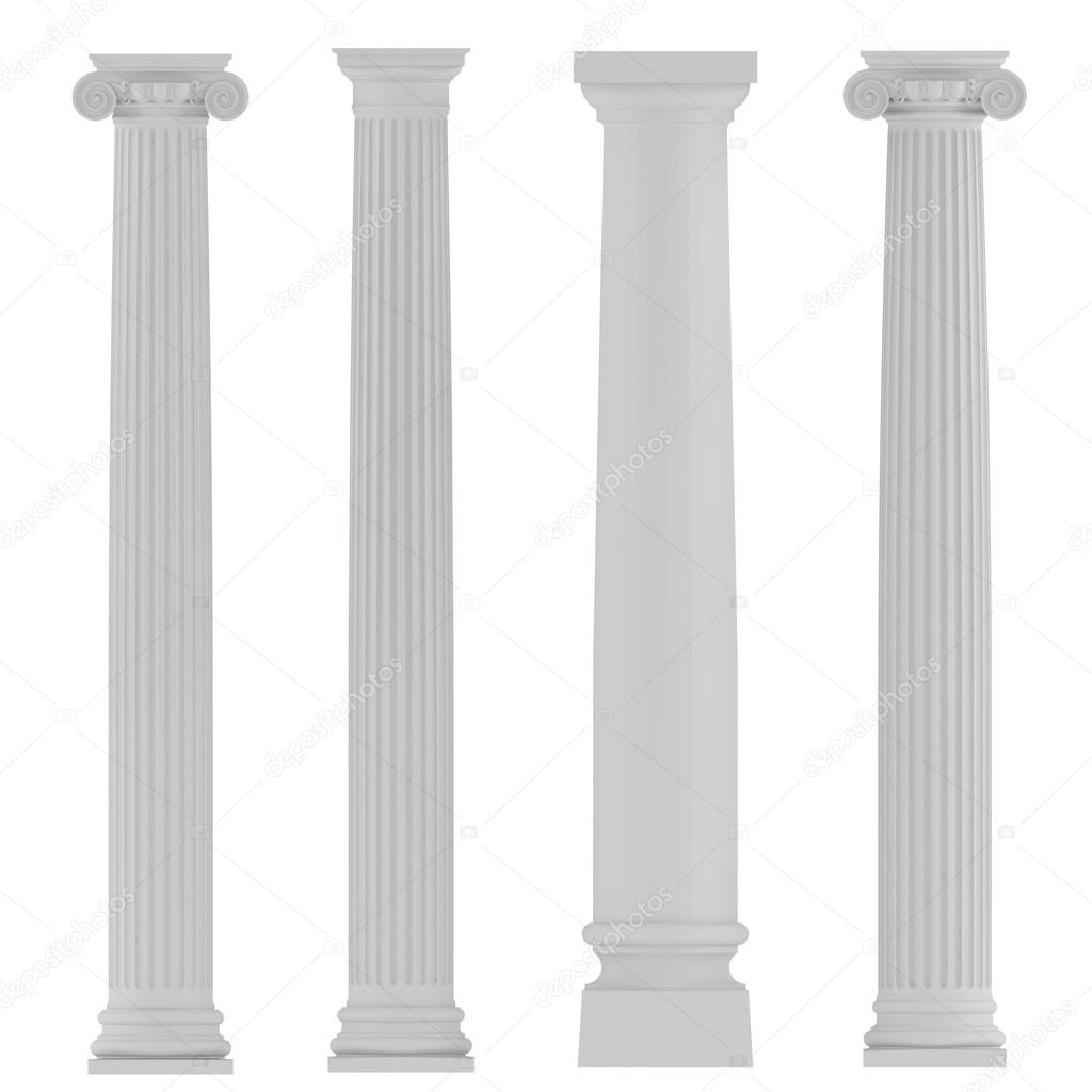 Architectural classic columns