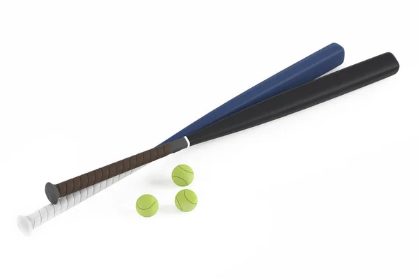 Baseball bat isolated — Stock Photo, Image
