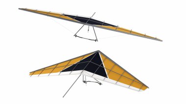 Hang glider izole