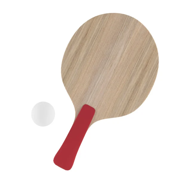 Ping pong racket — Stockfoto