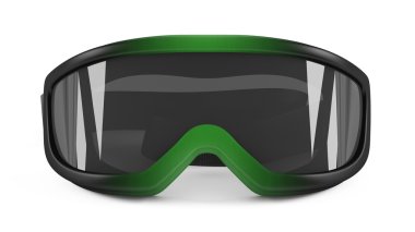 snowboard kayak maskesi izole koruyucu gözlük.