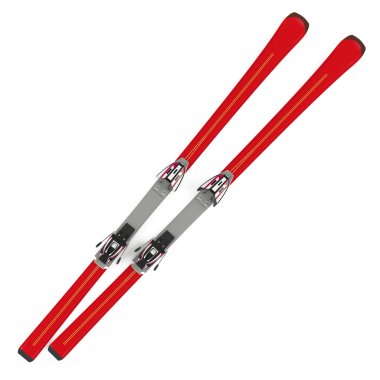 Kayak kırmızı izole üst