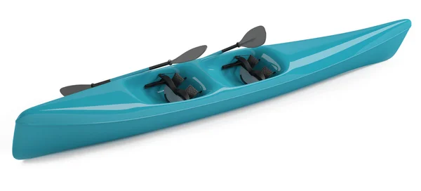 Canoa kayak isolata — Foto Stock