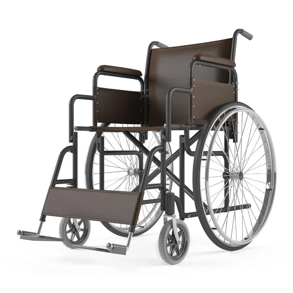 고립 된 휠체어 앞 — 스톡 사진