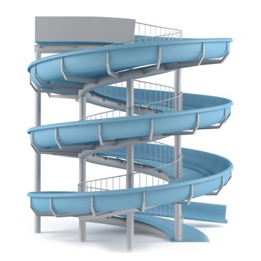 aquapark slayt tüp izole