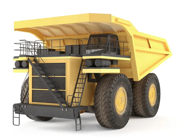 Izole dumper — Stok fotoğraf