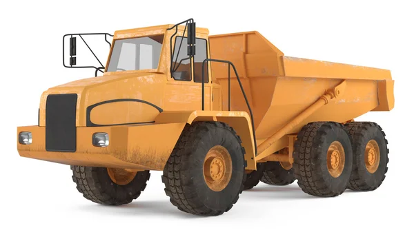 Izole dumper — Stok fotoğraf