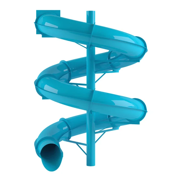 Aquapark 슬라이드 튜브 절연 — 스톡 사진