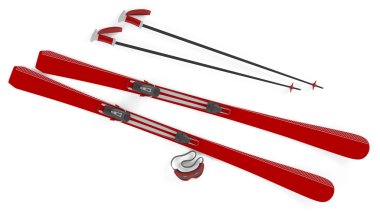 Kayak kırmızı izole üst