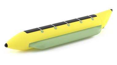barco de banana isolado