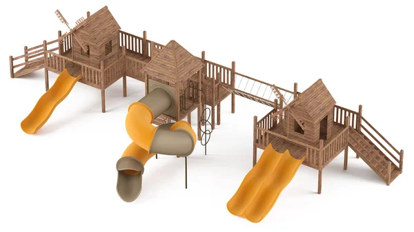 Playground isolated — Stock Photo, Image